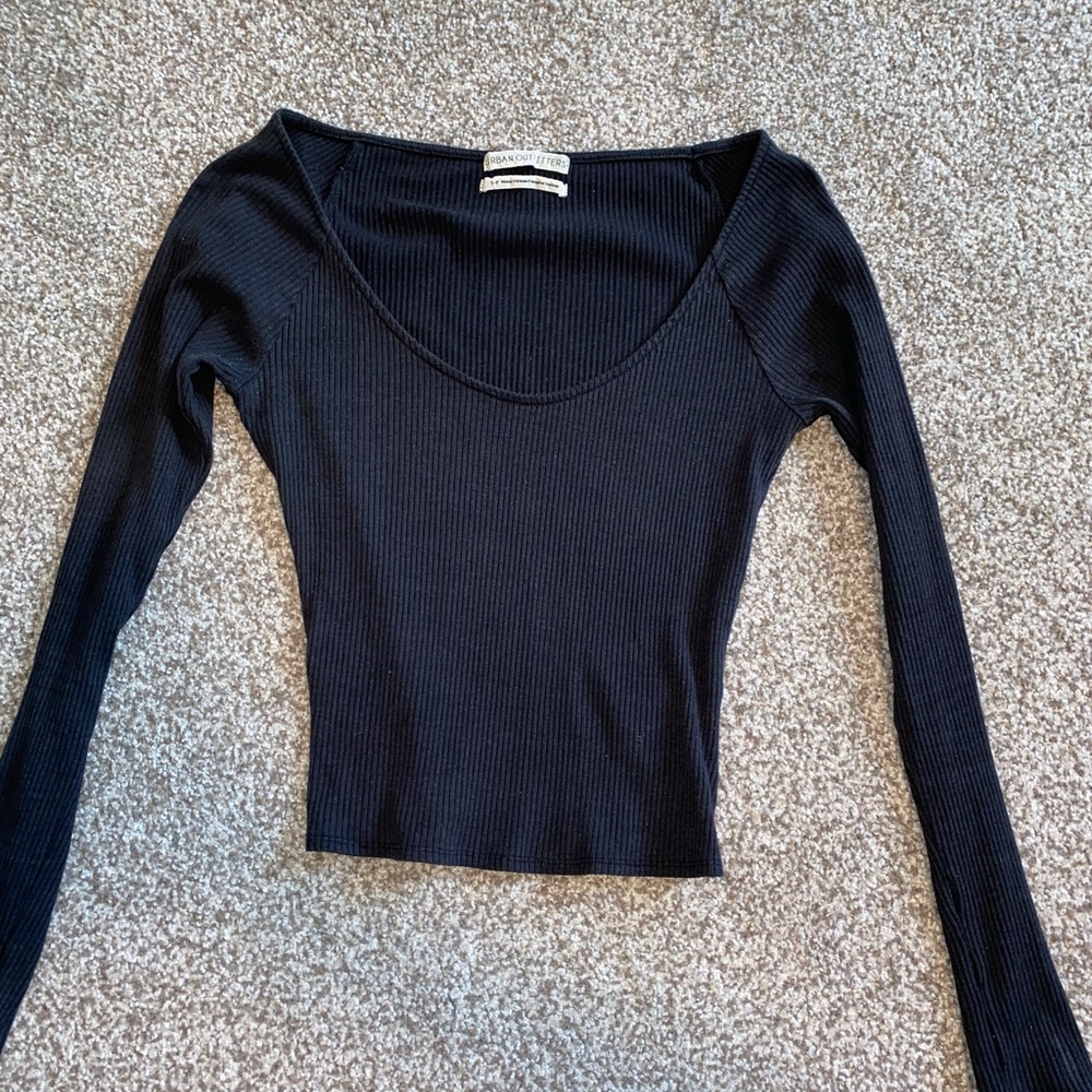 Urban Outfitters Dara Open Scoop-Neck Top